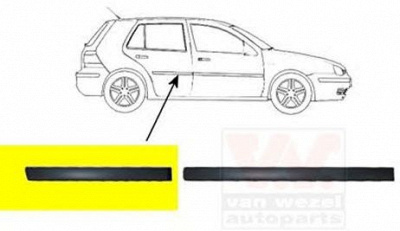VAN WEZEL 5888426 -  Облицовка / защитная накладка, дверь